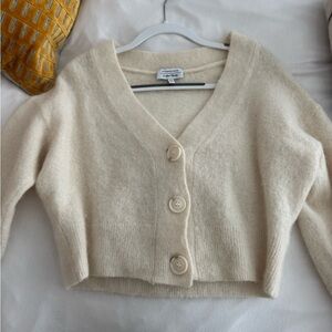 & Other Stories Women's Cream Cardigan Sweater